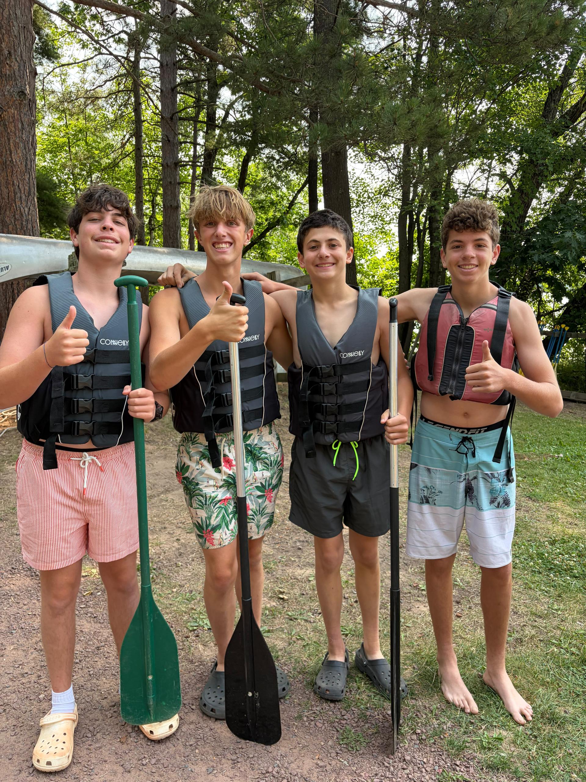 Campers and staff during Bi-Camp events at North Star Camp for Boys