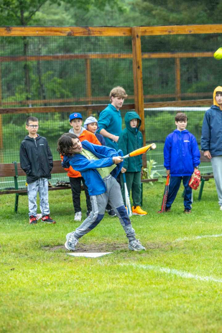 Campers enjoying an activity together at North Star Camp for Boys