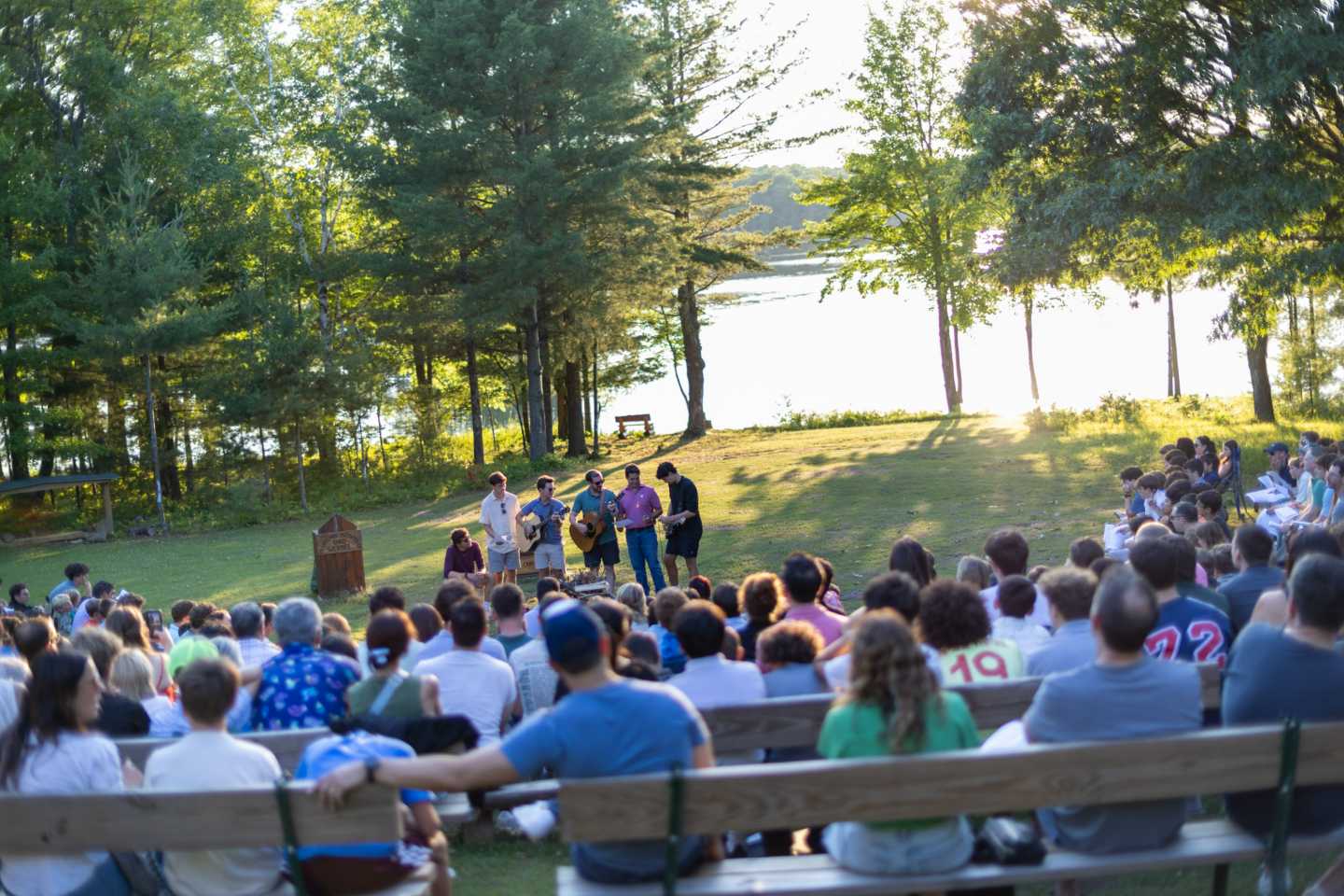Friday Night Service at North Star Camp for Boys