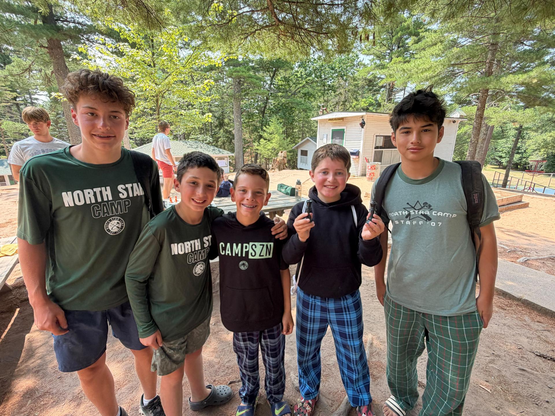 North Star campers competing at the annual Bi-Camp Meet